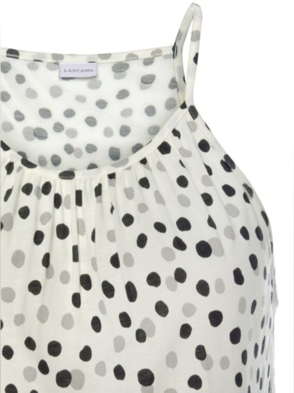 Lascana/Venus High-Neck Polka Dot Halter Maxi Dress - Picture 4 of 9